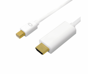 LogiLink DisplayPort Mini - HDMI kabel 5m bílý (CV0125)