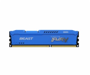 KINGSTON DIMM DDR3 4GB 1600MT/s CL10 FURY Beast Modrá