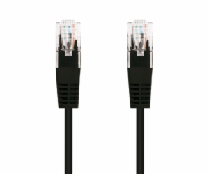 C-TECH Kabel patchcord Cat5e, UTP, černý, 2m