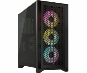 CORSAIR iCUE 4000D RGB AIRFLOW/Midi Tower/Transpar./Černá