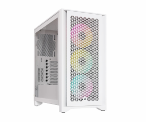 CORSAIR iCUE 4000D RGB AIRFLOW/Midi Tower/Transpar./Bílá