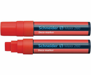 SCHNEIDER Křídový popisovač "Maxx 260", červená, 2-15mm, ...