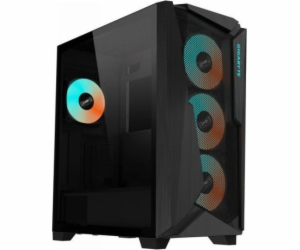 GIGABYTE C301 GLASS/Midi Tower/Transpar./Černá