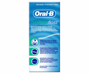 Oral-B Super Floss ortodontická zubní nit pro rovnátka 50 ks