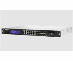 QNAP 1G switch QGD-1600-4G: 16x 1G port RJ-45 PoE (14x RJ...