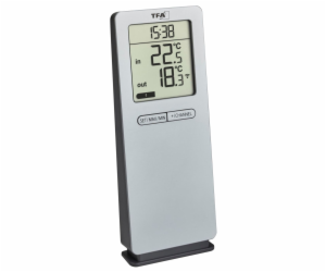 TFA 30.3071.54 silver LOGO 2.0 RC Thermometer