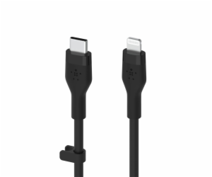 Belkin Flex Lightning/USB-C 15W 3m, mfi, 15W, cern. CAA00...