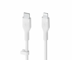 Belkin Flex Lightning/USB-C 15W 3m, mfi, 15W, bílý CAA009...