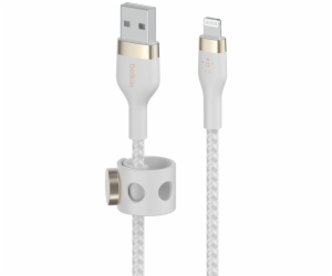 Belkin Flex Lightning/USB-A 1m mfi cert., bílý     CAA010...