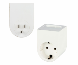 REV Travel Plug Traveler USA white