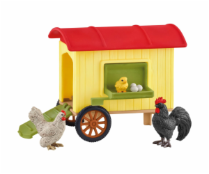 Schleich Farm World        42572 Mobile Chicken Coop