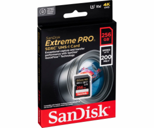 SanDisk extreme Pro SDXC 256GB UHS-I C10 U3 V30