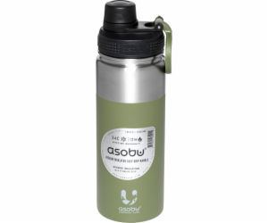 Asobu Alpine Flask Bottle Green,  0.53 L