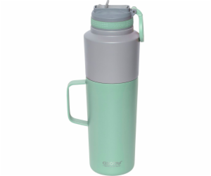 Asobu Twin Pack Bottle with Mug Mint, 0.9 L + 0.6 L