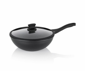 Wok Stella Nova litý hliník černý 10,0cm 30,0cm 5,0l KL-1...