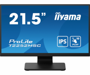 22" LCD iiyama T2252MSC-B2: IPS,FHD,10P,DP,HDMI