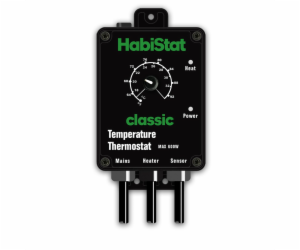 HabiStat Temperature Thermostat - teplotní černý