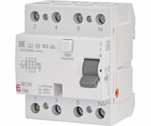 Eti-Polam RCD 4P 16A 0,1A EFI-P4 A 16/0,1 002061520