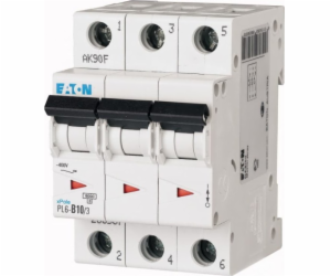 Spínač Eaton Overprount Switch 3P C 10A 6KA AC PL6-C10/3 ...