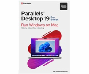 Parallels Desktop Pro Subscription 1 Year, EN/FR/DE/IT/ES...