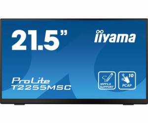 22" LCD iiyama T2255MSC-B1:PCAP,IPS,FHD,HDMI