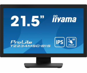 22" LCD iiyama T2234MSC-B1S:PCAP,10P,IPS,FHD,HDMI