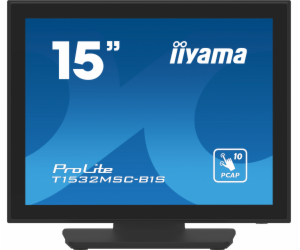 15" iiyama T1532MSC-B1S:PCAP,10P,FHD,HDMI,DP