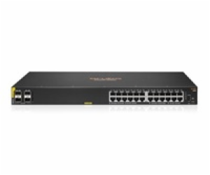 HPE Aruba Networking CX 6000 24G Class4 PoE 4SFP 370W Swi...