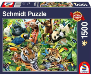 Puzzle Kunterbunte Tierwelt