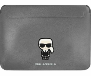 Karl Lagerfeld Saffiano Ikonik Computer pouzdro 16" Silve...