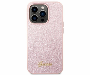 Guess PC/TPU Glitter Flakes Metal Logo Zadní Kryt pro iPh...