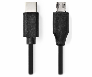 Nedis CCGL60750BK10 propojovací zástrčka USB C - zástrčka...