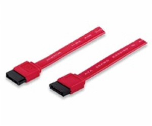 MANHATTAN kabel SATA datový 7-Pin Male to Male, 50 cm, Red