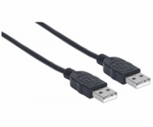 MANHATTAN kabel USB 2.0, Type-A Male to Type-A Male, 1m, ...