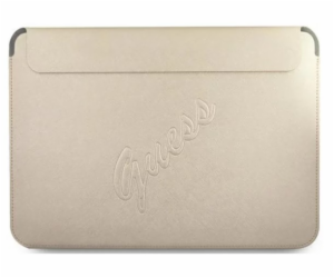 Guess Saffiano Sleeve MacBook 13" Air zlaté GUCS13PUSASLG...