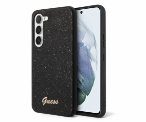 Guess PC/TPU Glitter Flakes Metal Logo Zadní Kryt pro Sam...