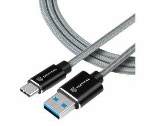 Tactical Fast Rope Aramid Cable USB-A/USB-C 0.3m Grey Cer...