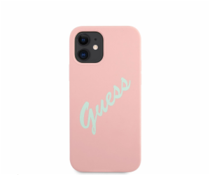 Guess Silicone Vintage Green Script Zadní Kryt pro iPhone...