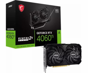 MSI GeForce RTX 4060 Ti VENTUS 2X BLACK 16G OC / 16GB GDD...