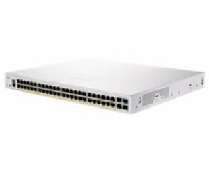 Cisco switch CBS250-48P-4X (48xGbE,4xSFP+,48xPoE+,370W) -...