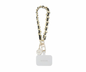 Guess Přívěsek 4G Saffiano Charm Black Universal Hand Str...