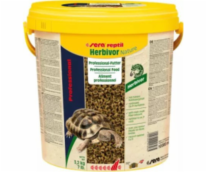 Sera Food Reptil Professional Herbivor Nature 10 l, granu...