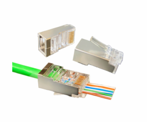 W-Star  Konektor FTP RJ45EZ Cat6 100ks pozlacený 6SLD pas...