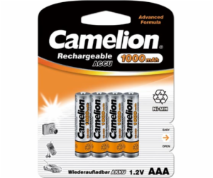 CAMELION Baterie nabíjetelné AAA 4ks NI-MH 1000mAh