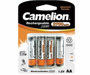 CAMELION Baterie nabíjecí AA 4ks NI-MH2700mAh