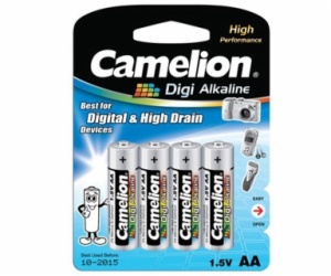 CAMELION Baterie alkalické DIGI AA 4ks LR06