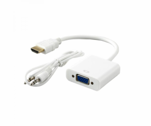 SBOX Adaptér HDMI samec/VGA samice+Audio