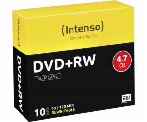 INTENSO DVD+RW Slim Case 4,7GB 10ks