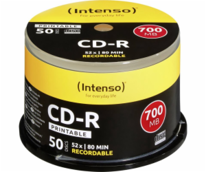 INTENSO CD-R Cake Case 700MB PRINT 50ks