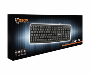 SBOX K-14 USB Klávesnice SK/CZ